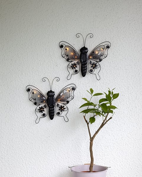 Butterfly Schwarz solarleuchte Von Star Trading - 