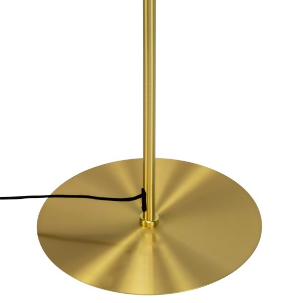 Como Messing stehlampe Von Dyberg Larsen - Die Rauchglasschirme verleihen der Lampe einen einzigartigen Charakter und Sie können mit verschiedenen Lichtquellen experimentieren, um einen persönlichen Ausdruck zu schaffen.