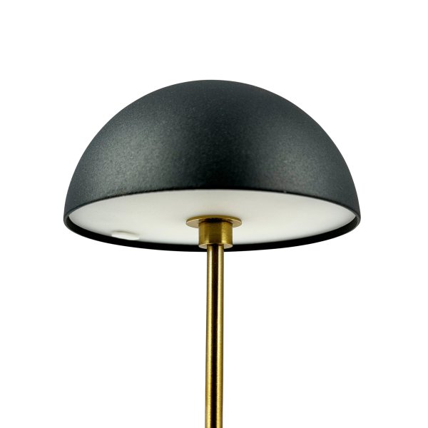Along set 20cm Schwarz tragbare Von Dyberg Larsen - Die Along Mini-Tischleuchten mit integrierter LED- und Touch-Technologie vereinen zeitloses Design und Harmonie.