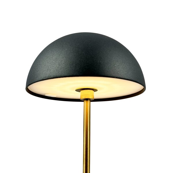 Along set 20cm Schwarz tragbare Von Dyberg Larsen - Die Along Mini-Tischleuchten mit integrierter LED- und Touch-Technologie vereinen zeitloses Design und Harmonie.