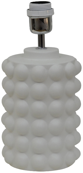 Bubbles 30cm Weiß lampenfuß Von Hallbergs - Wird mit Kabel, Netzschalter und Stecker geliefert.