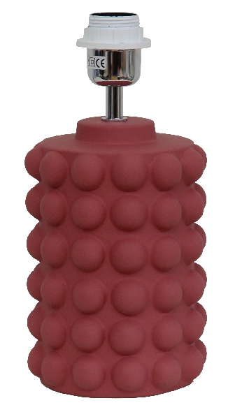 Bubbles 30cm Dunkelrot lampenfuß Von Hallbergs - Wird mit Kabel, Netzschalter und Stecker geliefert.