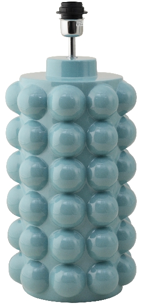 Bubbles 50cm Türkis lampenfuß Von Hallbergs - Das sprudelnde Design hat eine klare und glänzende türkise Farbe.