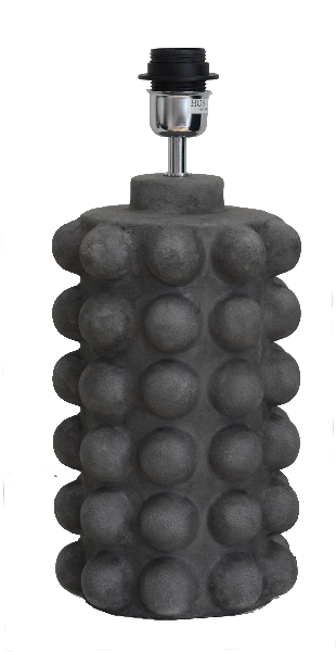 Bubbles 38cm Grau lampenfuß Von Hallbergs - Bubbles ist ein moderner Lampenfuß aus Keramik.