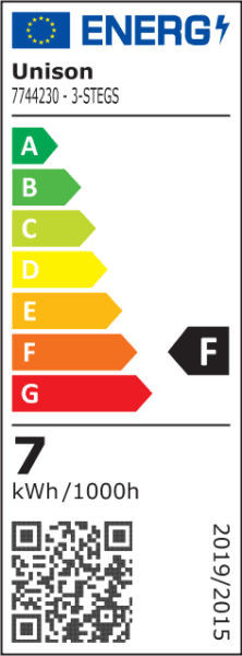 E27 7W 2200K 3-stufig dimmbar Transparent Von Unison - Durch die 3-stufige Dimmfunktion und Memory-Funktion l&auml;sst sich die Helligkeit ganz einfach anpassen und so in jedem Raum die passende Atmosph&auml;re schaffen.