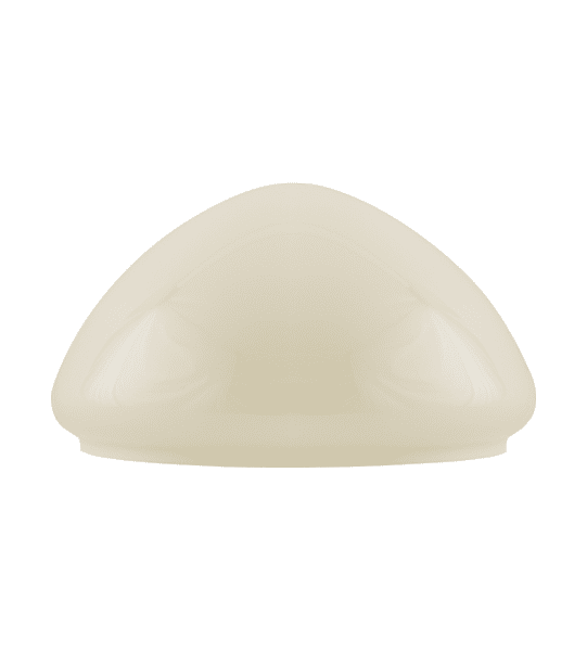 Tall Table Lamp Glass Shade 235 Cremefarben Von Karlskrona lampfabrik - Ein klassisches geschlossenes Visier mit spitzer Spitze und einem Rand, der an die elektrischen Markisen vom späten 19.