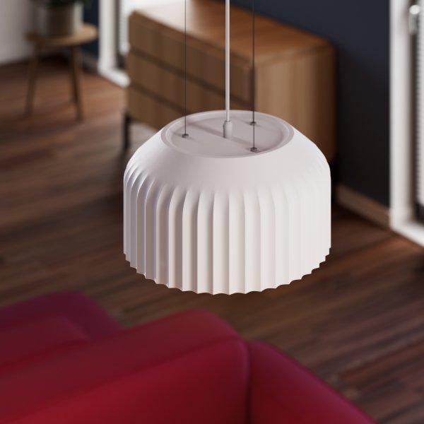 Plaster Routes Ø30 Weiß hängelampe Von Ledvance - Plaster Routes &auml;r en modern pendel gjord av gips.
