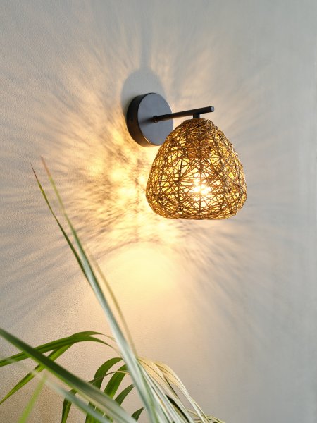 Paper Drop 20cm Natur wandlampe Von Ledvance - Paper Drop &auml;r en vacker v&auml;gglampa med bohemisk design.