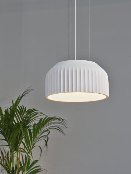 Plaster Routes Ø30 Weiß hängelampe Von Ledvance - Plaster Routes &auml;r en modern pendel gjord av gips.