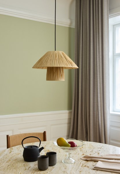 Bamboo Paper Hut Ø40 Natur hängelampe Von Ledvance - Den naturliga formgivningen och det naturliga materialet g&ouml;r att den passar in i n&auml;stan alla hem och stilar.