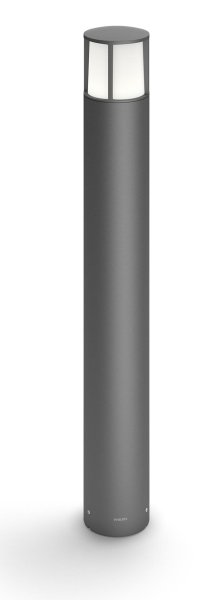 Stock 77cm Anthrazit pollarleuchten Von Philips - Philips Stock LED ist ein anthrazitgrauer Mast für die Außenbeleuchtung aus langlebigem Aluminiumdruckguss.