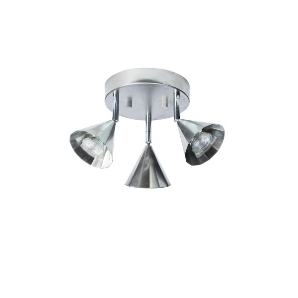 Rain 3 Silber spotlight Von CO Bankeryd - Rain ist eine vielseitige Deckenleuchte, die eine hervorragende Allgemeinbeleuchtung bietet und sich perfekt f&uuml;r Flur, Wohnzimmer, K&uuml;che oder Schlafzimmer eignet.