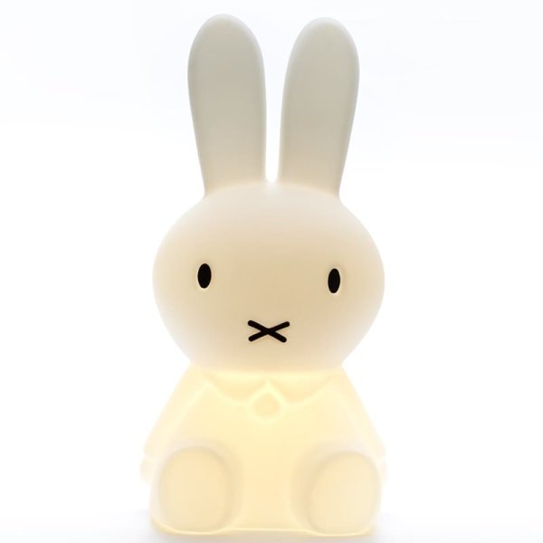 Miffy XL Weiß kinderlampe Von Mr Maria - Diese wundervolle Miffy XL-Lampe erhellt jeden Raum mit Freude und Liebe und eignet sich perfekt als Nachtlicht für Kinder.