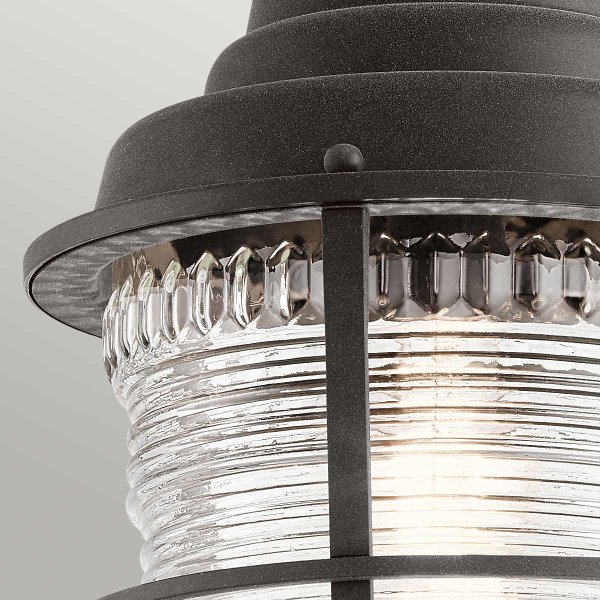 Chance Harbor 43cm Zink Von Elstead Lighting - Chance Harbor &auml;r en klassisk och robust takpendel med en design inspirerad av maritim stil.