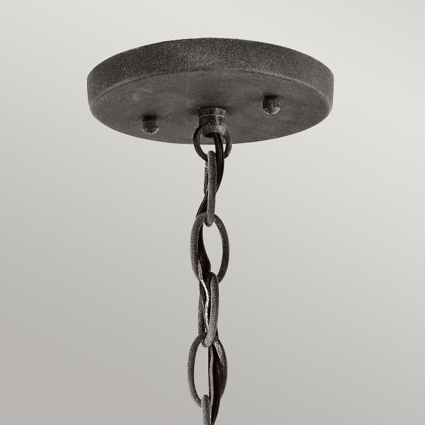 Chance Harbor 43cm Zink Von Elstead Lighting - Chance Harbor &auml;r en klassisk och robust takpendel med en design inspirerad av maritim stil.