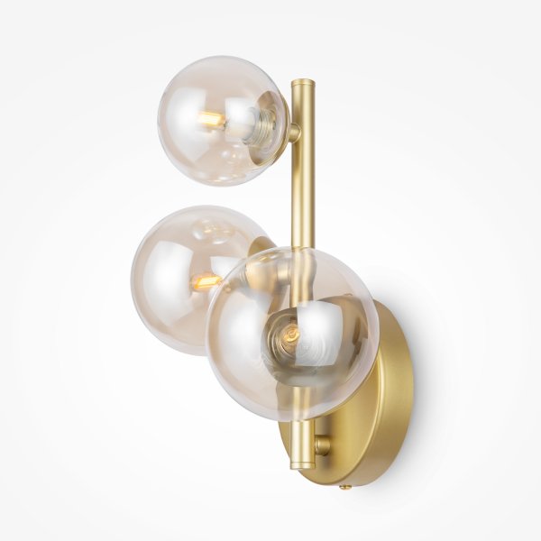 Dallas 25cm Gold wandlampe Von Maytoni - Schaffen Sie eine elegante und einladende Atmosphäre mit Dallas, einer Leuchte, die Ihr Zuhause mit Klasse und Finesse erhellt.