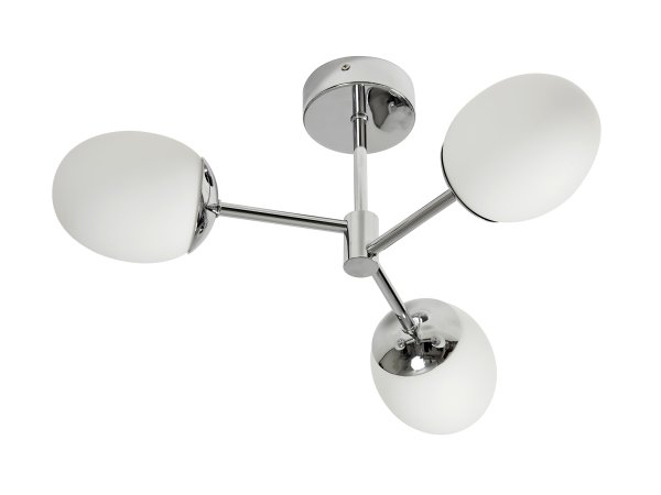 Klasen Ø47 Chrom badezimmerlampe Von Armaturhantverk - Mit ihrer glänzenden Chromoberfläche und den opalweißen Glasschirmen verbreitet sie ein gleichmäßiges und angenehmes Licht und ist somit ideal, um in Ihrem Badezimmer eine helle und frische Atmosphäre zu schaffen.