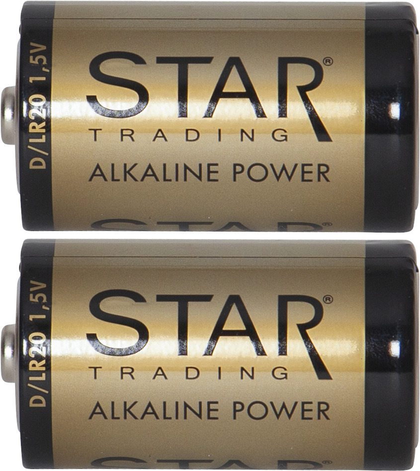 Batterie 2er-Pack D 1,5V Power Alkaline Gold Von Star Trading - 