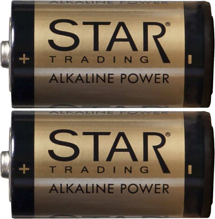 Batterie 2er-Pack C 1,5V Power Alkaline Gold Von Star Trading - 
