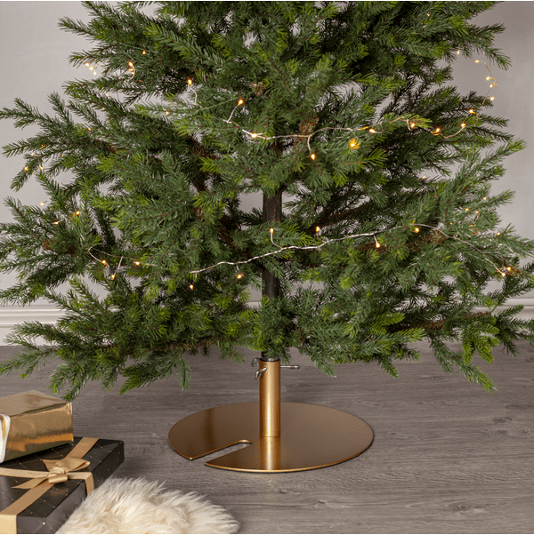 Christbaumständer Stadig Gold Von Star Trading - Christbaumst&auml;nder aus goldfarbenem Metall f&uuml;r k&uuml;nstliche Tannenb&auml;ume, passend f&uuml;r Stammdurchmesser bis max.