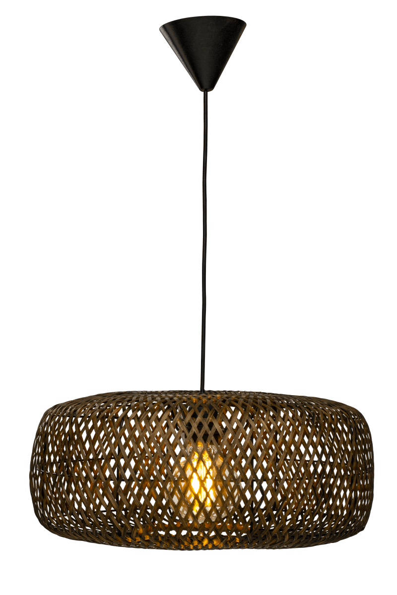 Savanna Ø57 Braun hängelampe Von Aneta Lighting - Die Savanna-Deckenlampe ist eine natürliche und erdige Lampe, die perfekt für das moderne, skandinavische Zuhause ist.