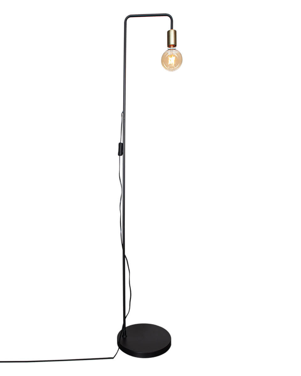 Fondi Schwarz stehlampe Von By Rydéns - Perfekt für alle, die möchten, dass sich die Lampe nahtlos in die restliche Einrichtung einfügt und nicht zu viel Platz einnimmt.
