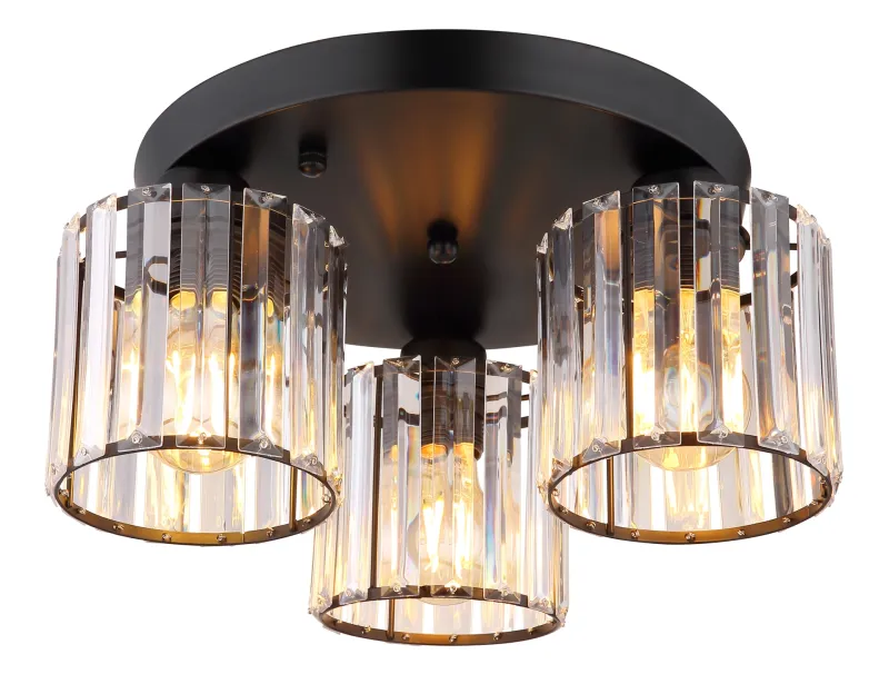 Jordana Ø35 Schwarz deckenleuchte Von Globo Lighting - Jordana &auml;r en elegant plafond som imponerar med sin eleganta och stilrena design.