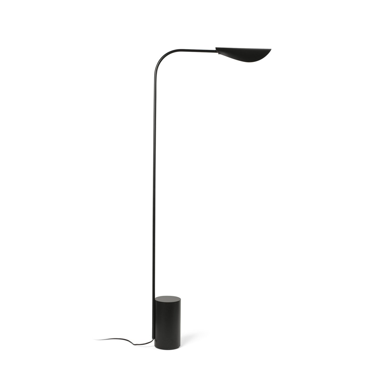 Liggera Schwarz stehlampe Von Faro Barcelona - Dank ihrer Leichtigkeit und stilvollen &Auml;sthetik f&uuml;gt sich Liggera in jede Umgebung ein &ndash; vom modernen Zuhause bis zum kreativen Arbeitsbereich &ndash; und verleiht ihr einen ruhigen, ausgewogenen Ausdruck.