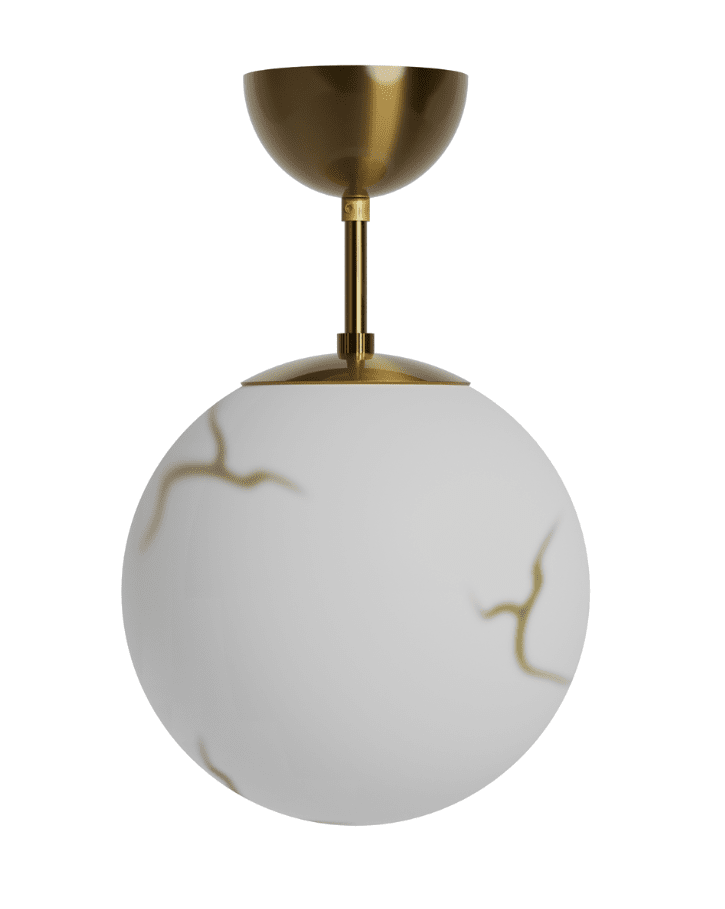 Bellagio Ø25 Messing deckenleuchte Von By Rydéns - Bellagio ist eine elegante Deckenleuchte mit ausgepr&auml;gtem Retro-Flair, die Stil und Funktionalit&auml;t in Ihr Zuhause bringt.