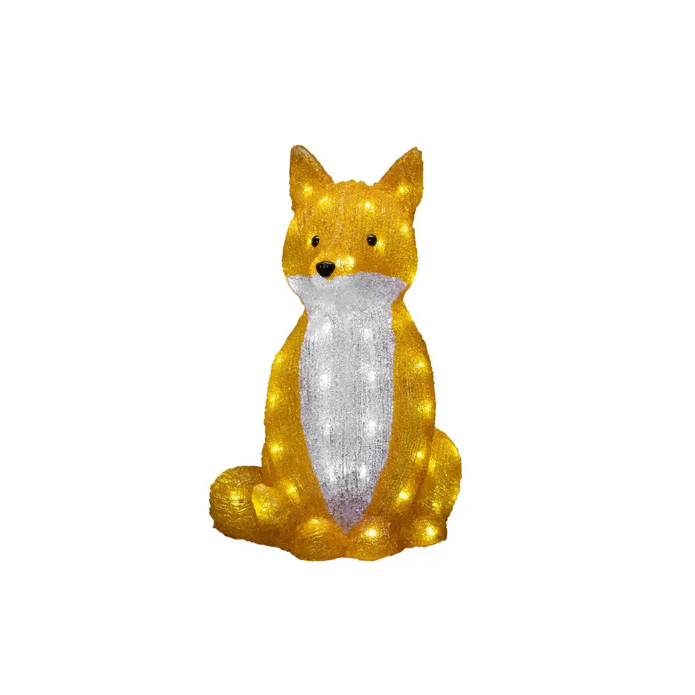 Fuchs Aus Acryl Orange Von Konstsmide - Schutzart IP44 f&uuml;r den Einsatz im Innen- und Au&szlig;enbereich &ndash; perfekt als verspieltes und stylisches Element im Garten, auf dem Balkon oder im Kinderzimmer.