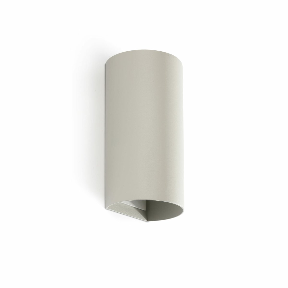 Sole 15cm Grau wandlampe Von Faro Barcelona - Erh&auml;ltlich in zwei Gr&ouml;&szlig;en und mit ein- oder zweiseitiger Lichtverteilung, eignet sie sich ideal f&uuml;r Flure und kleinere R&auml;ume.