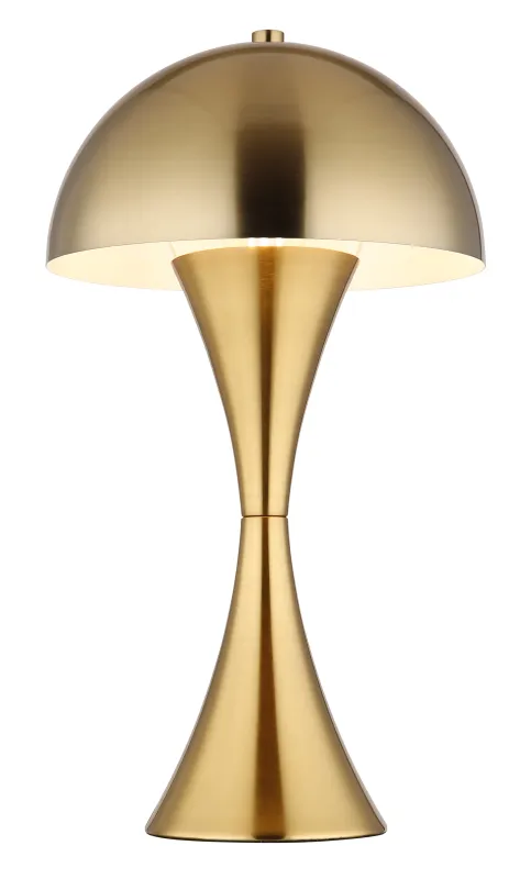 Dima 36cm Gold tischlampe Von Globo Lighting - Perfekt f&ouml;r moderna milj&ouml;er, d&auml;r den ger en sofistikerad touch samtidigt som den sprider behagligt ljus.