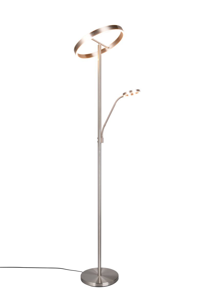 Willis Gebürsteter Stahl stehlampe Von Trio Lighting - 