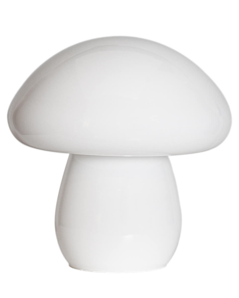 Mira Mushroom 30cm Weiß tischlampe Von By Rydéns - Die Lampe ist nicht nur eine funktionale Lichtquelle, sondern auch ein k&uuml;nstlerisches Detail, das Ihr Interieur mit seinem von der Natur inspirierten Design und der handgefertigten Qualit&auml;t hervorhebt.