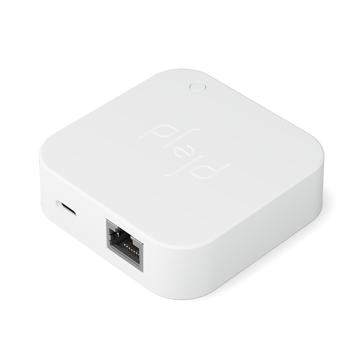 Gateway Bluetooth Internet Von Plejd - Das Gateway verbindet das Plejd-Netz des Nutzers mit dem Internet und erm&ouml;glicht so die Fernsteuerung des Plejd-Systems und die Aktivierung des Urlaubsmodus.
