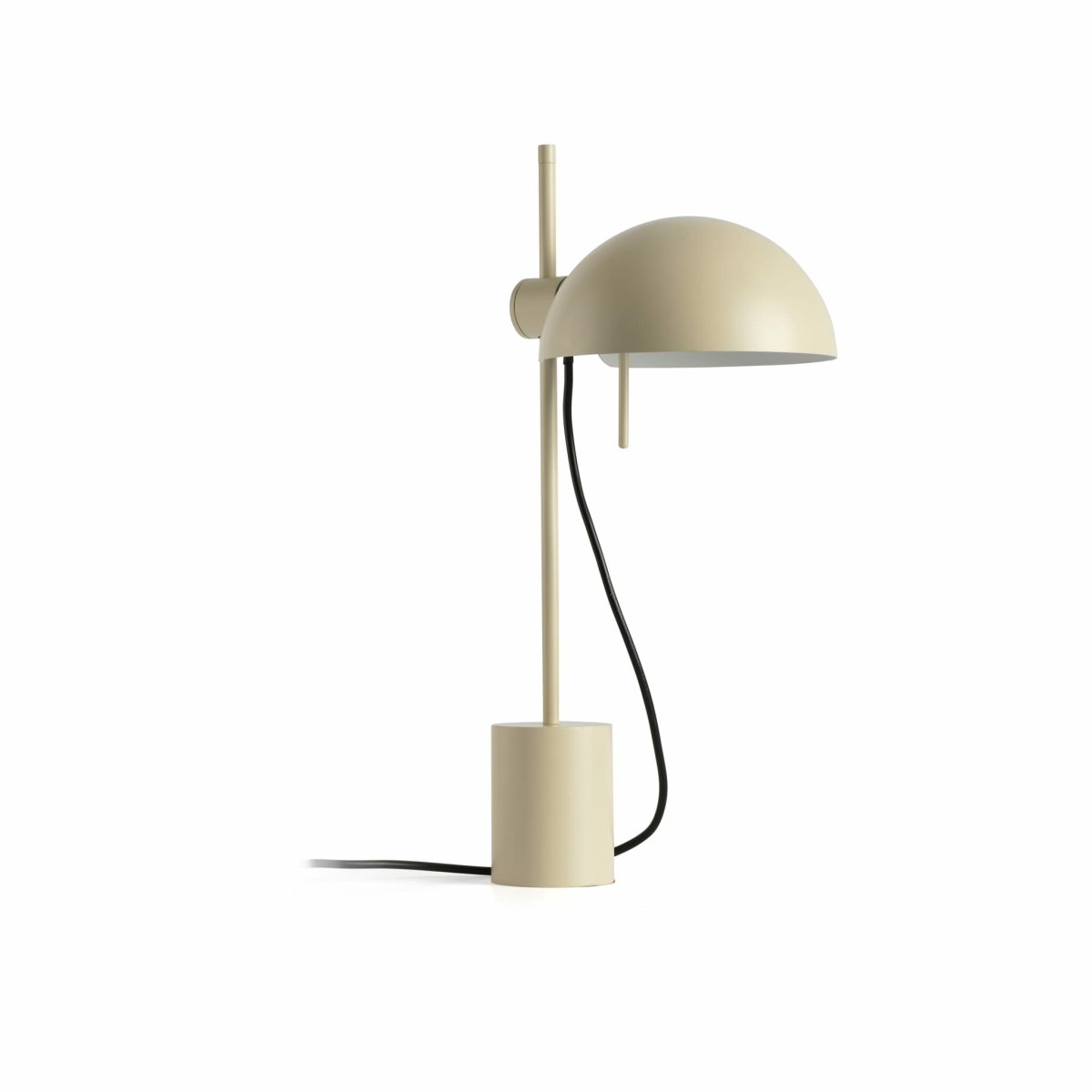 Matilda 43cm Beige schreibtischlampe Von Faro Barcelona - Matilda ist eine beige Tischleuchte mit klarem, geometrischem Design, die sich in jede Umgebung einf&uuml;gt.
