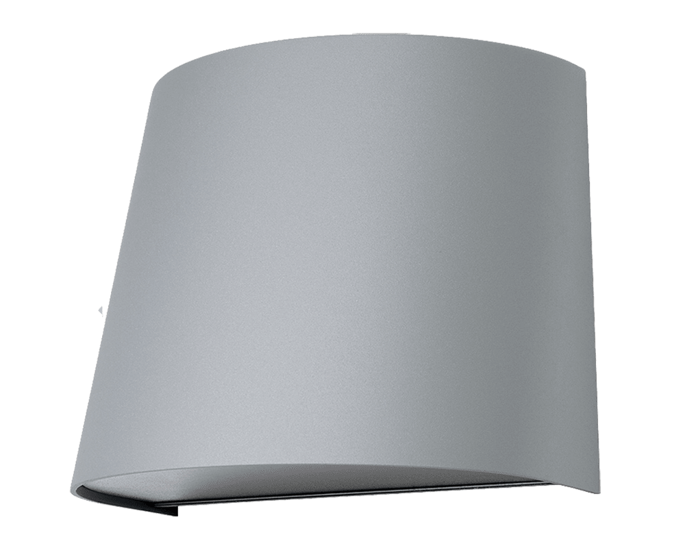 Maxi Grau außenlampe Von Westal - Die Leuchte ist mit einer GU10 Fassung ausgestattet und verfügt auf der Rückseite über zwei Ein- und Ausgänge sowie eine Schnellanschlussklemme.