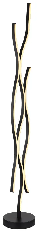 Geronimo Schwarz stehlampe Von Globo Lighting - Der praktische Fu&szlig;schalter am Kabel erm&ouml;glicht ein bequemes Ein- und Ausschalten der Lampe und die gro&szlig;z&uuml;gige Kabell&auml;nge von 180 cm sorgt f&uuml;r Flexibilit&auml;t bei der Platzierung.