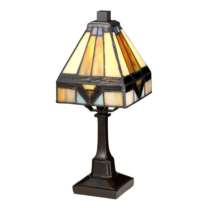 Holmes 30cm Mehrfarbig Von Elstead Lighting - Holmes ist eine kompakte und elegante Lampe, die sich perfekt als Nachtlicht oder für ein kleines Regal eignet.