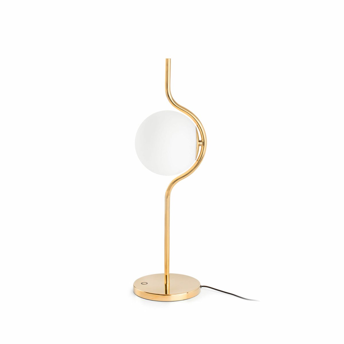 Le Vita 58cm Gold tischlampe Von Faro Barcelona - Le Vita ist eine exklusive Leuchtenserie von Nahtrang, die Schlichtheit und Eleganz in zeitlosem Design vereint.