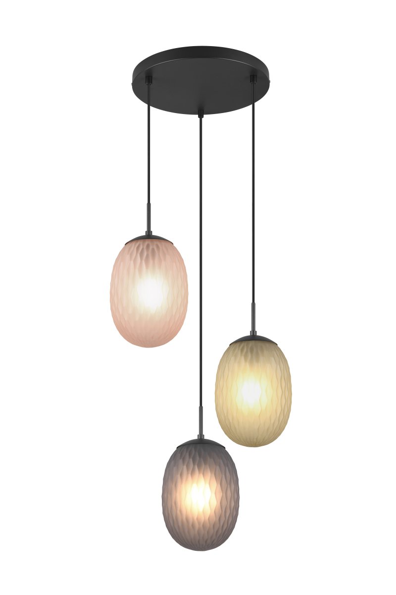 Facette Ø43 Mehrfarbig hängelampe Von Trio Lighting - 