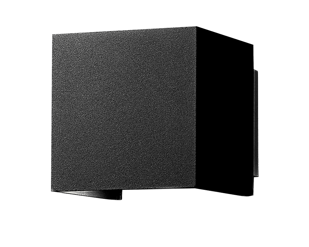 Illusion Box Schwarz außenlampe Von Westal - Geeignet für den Innen- und Außenbereich (Schutzart IP54) und ideal für private und öffentliche Umgebungen.