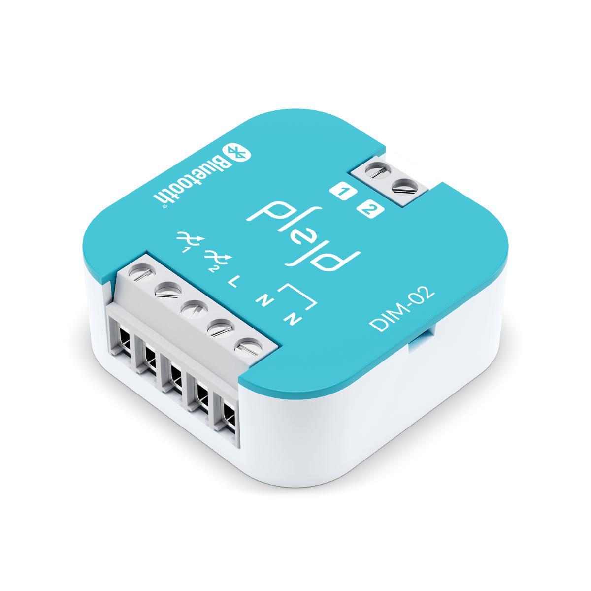 Kron-Dimmer DIM-02 Von Plejd - Das Produkt l&auml;sst sich automatisch &uuml;ber integrierte Zeitfunktionen wie Astro- und Wochenuhr sowie drahtlos &uuml;ber die App oder andere Produkte von Plejd steuern.