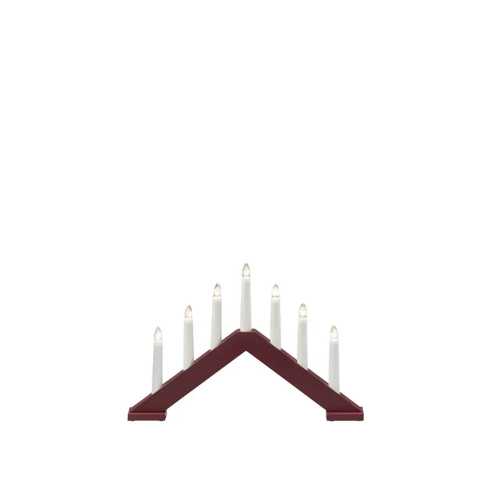 Candelabra 7 Lights Mattes Dunkelrot Von Konstsmide - Dieser Kerzenhalter eignet sich perfekt f&uuml;r die Fensterbank oder den Tisch und passt gleicherma&szlig;en gut in moderne und traditionelle Inneneinrichtungen.