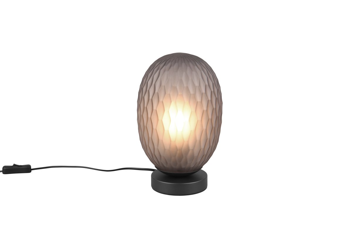 Facette 28cm Rauchgrau tischlampe Von Trio Lighting - 