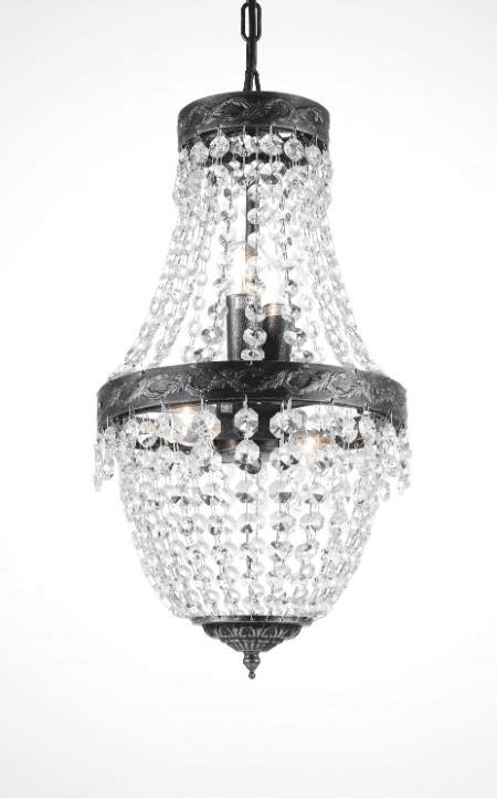 Morsamt Ø25 Antikes Silber kristall Von Norrsken Design - Mit seinem wunderschönen antiken Silber-Finish und den funkelnden handgeschliffenen K9-Kristallen der Klasse 1 schafft es in jedem Raum eine luxuriöse Atmosphäre.