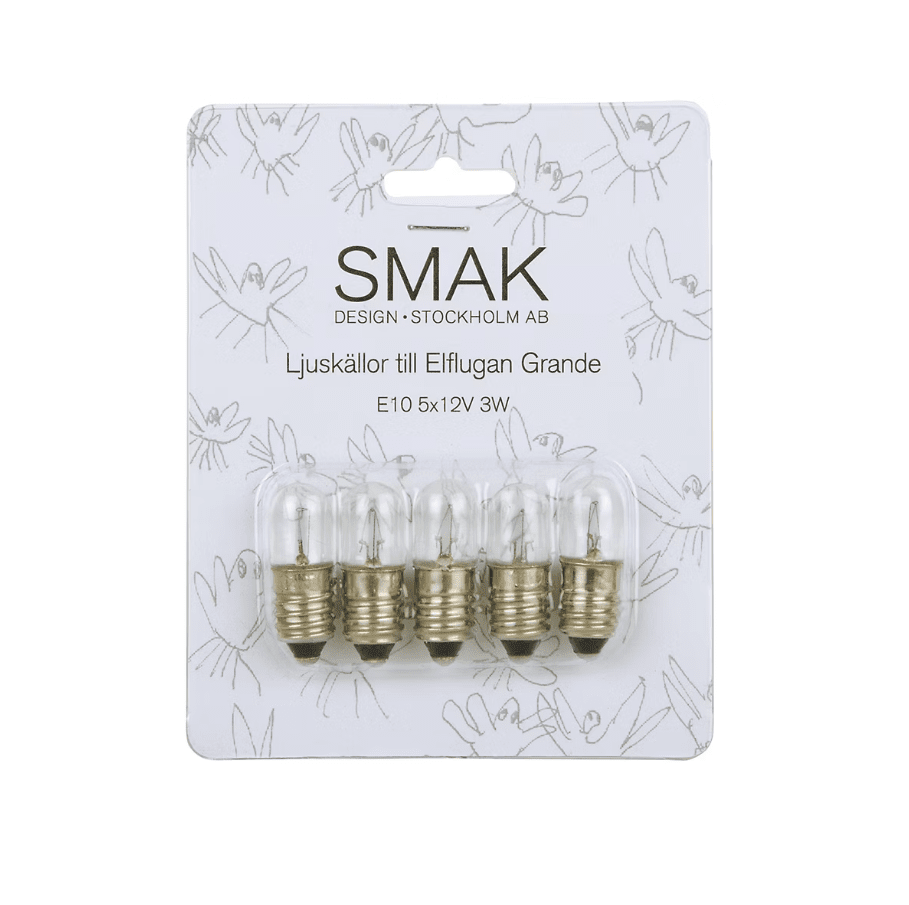E10 12V 3W 5er-Pack Von SMAK Design - 