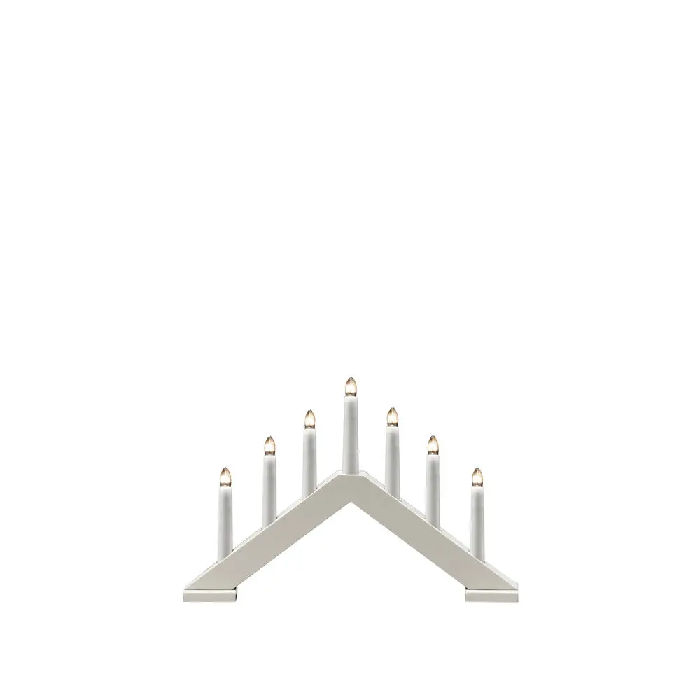 Candelabra 7 Lights Weiß Von Konstsmide - Dieser Kerzenhalter eignet sich perfekt f&uuml;r die Fensterbank oder den Tisch und passt gleicherma&szlig;en gut in moderne und traditionelle Inneneinrichtungen.