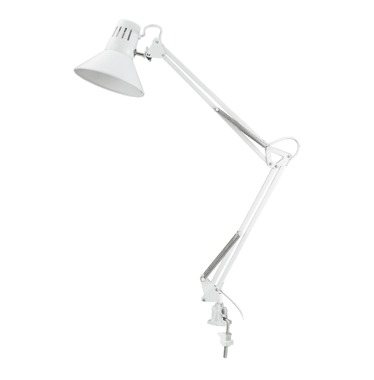 Venla Weiß klemmlampe Von Airam - Klassische und zeitlose Schreibtischlampe und Innenbeleuchtung.