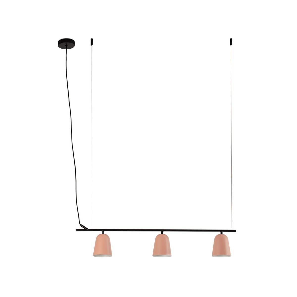 Zoombild von Studio 92cm Rosa hängelampe Von Faro Barcelona - Studio passt sowohl in moderne Wohnr&auml;ume als auch in designorientierte B&uuml;ros &ndash; perfekt, wenn Sie Funktion und &Auml;sthetik verbinden m&ouml;chten.
